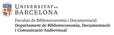 Departament de Biblioteconomia, Documentació i Comunicació Audiovisual de la Universitat de Barcelona
